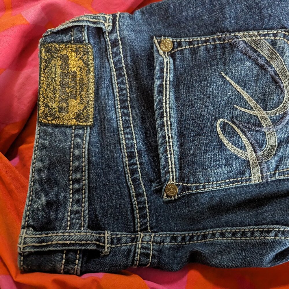 Women express bootcut jeans size 8